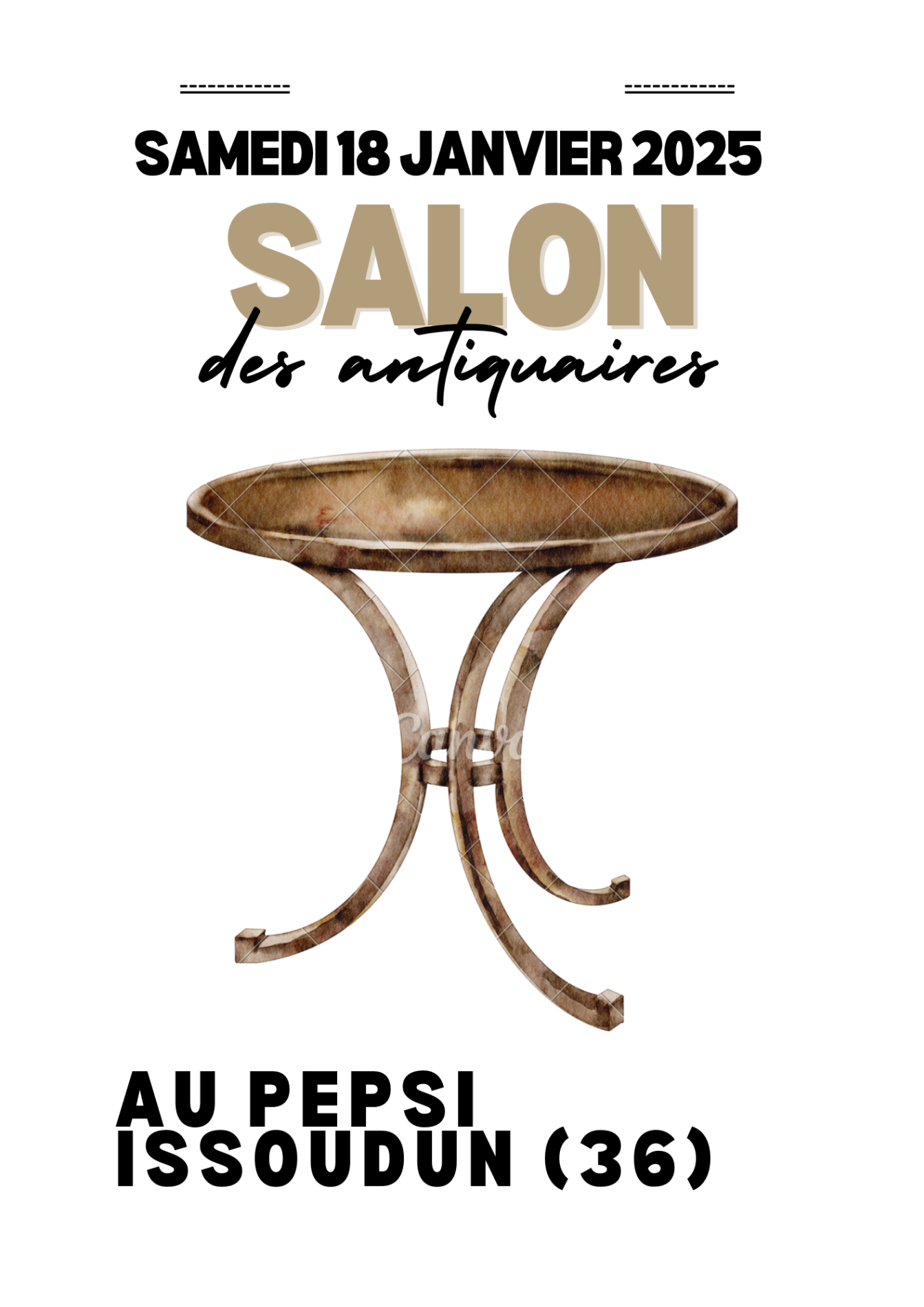Salon des antiquaires à Issoudun