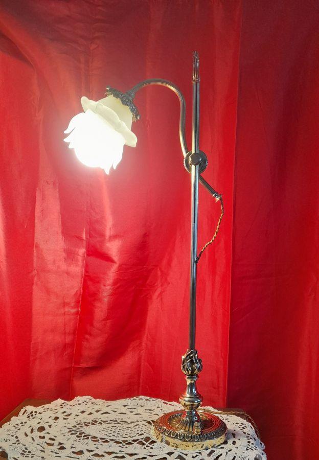 LAMPE DE BUREAU EN BRONZE XXEME