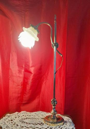 LAMPE DE BUREAU EN BRONZE XXEME