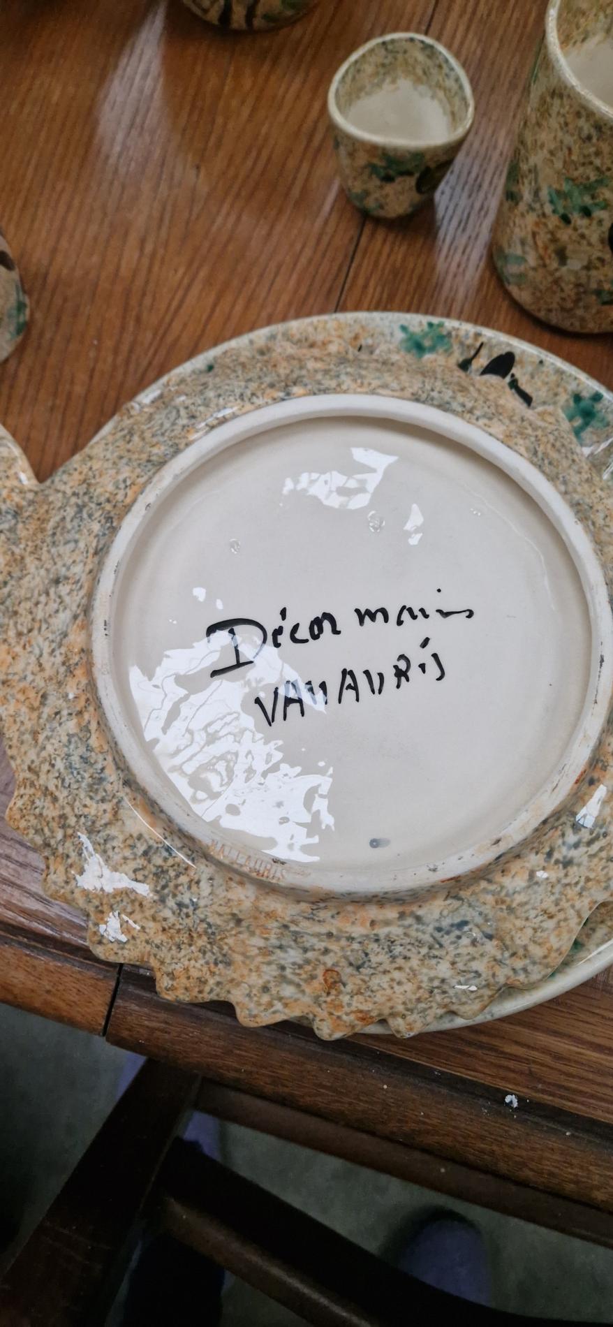 Service à vaisselle Vallauris