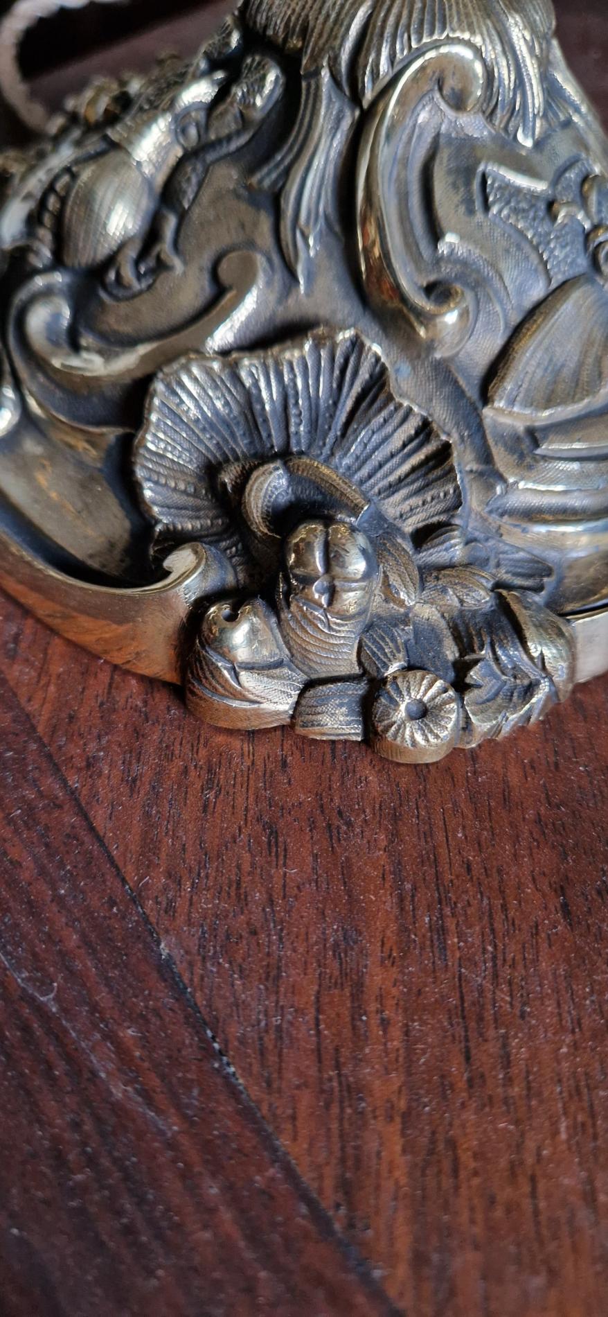 Paire de lampes en bronze tulipes Daum Nancy