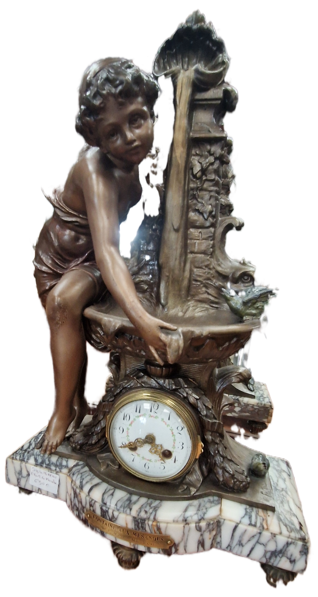 Pendule par F. Moreau