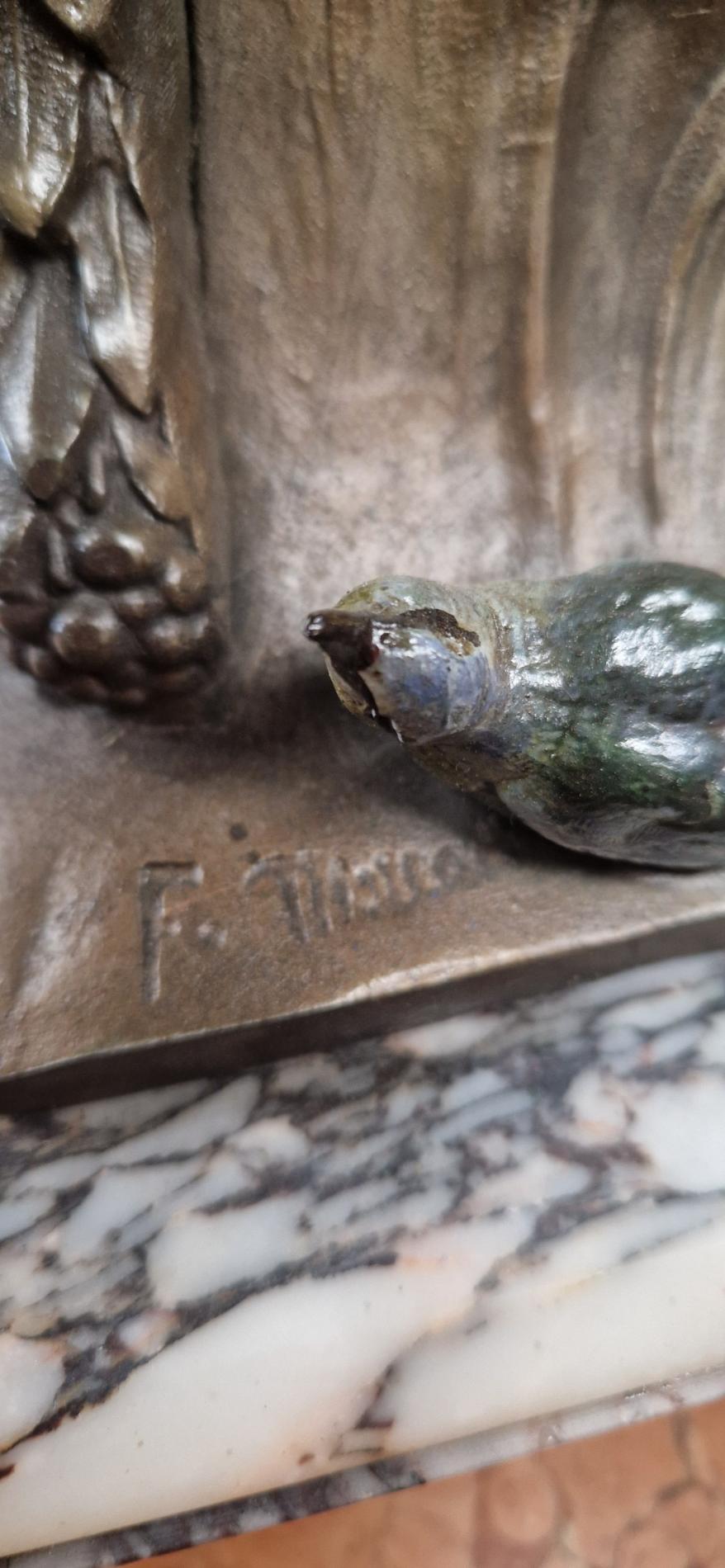 Pendule par F. Moreau