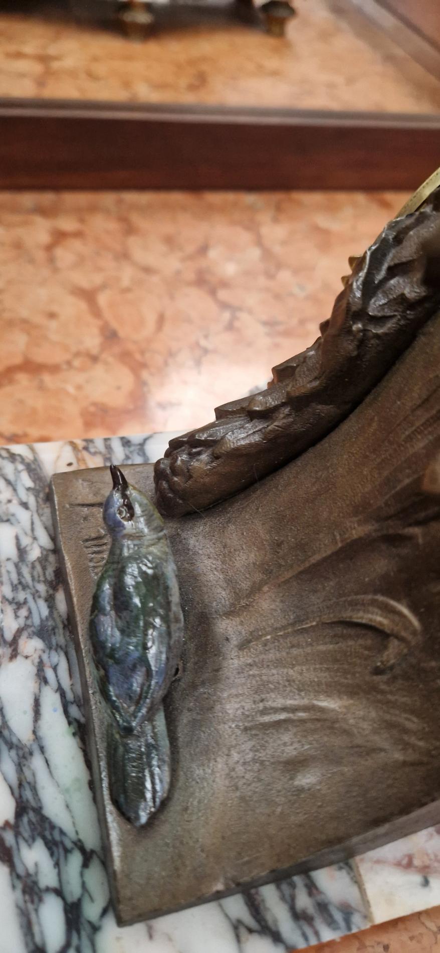 Pendule par F. Moreau