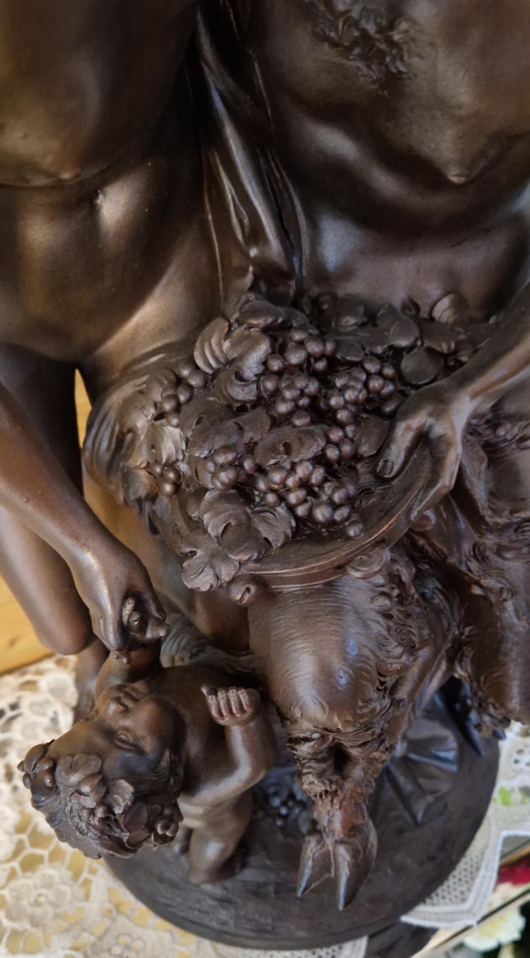 Groupe en terre cuite par Clodion