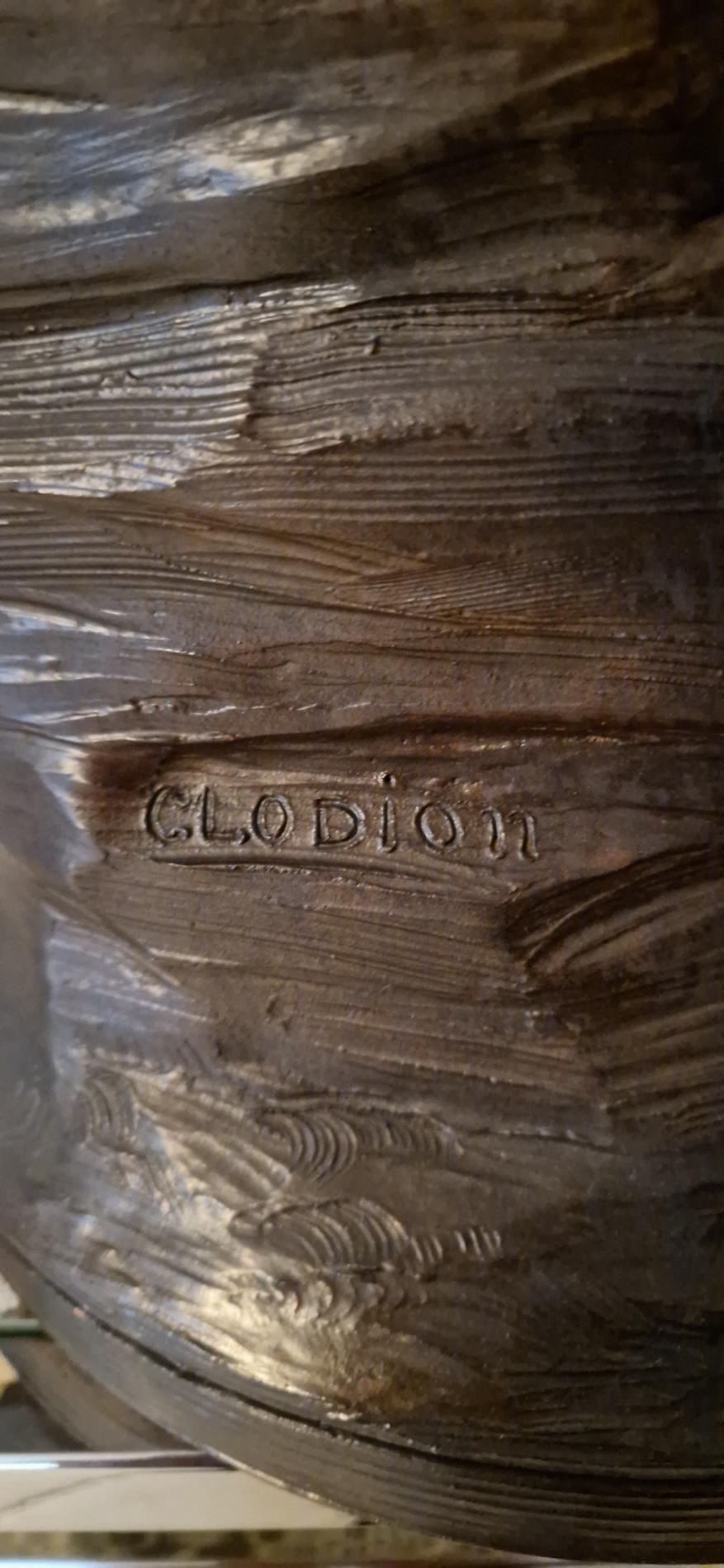 Groupe en terre cuite par Clodion